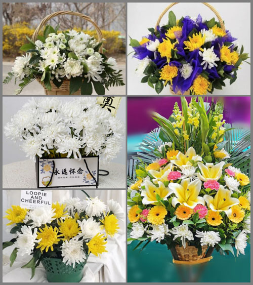陕西渭南市华州区莲花寺镇白事提篮配送